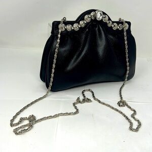 Leather Evening Shoulder Bag Clutch Bag